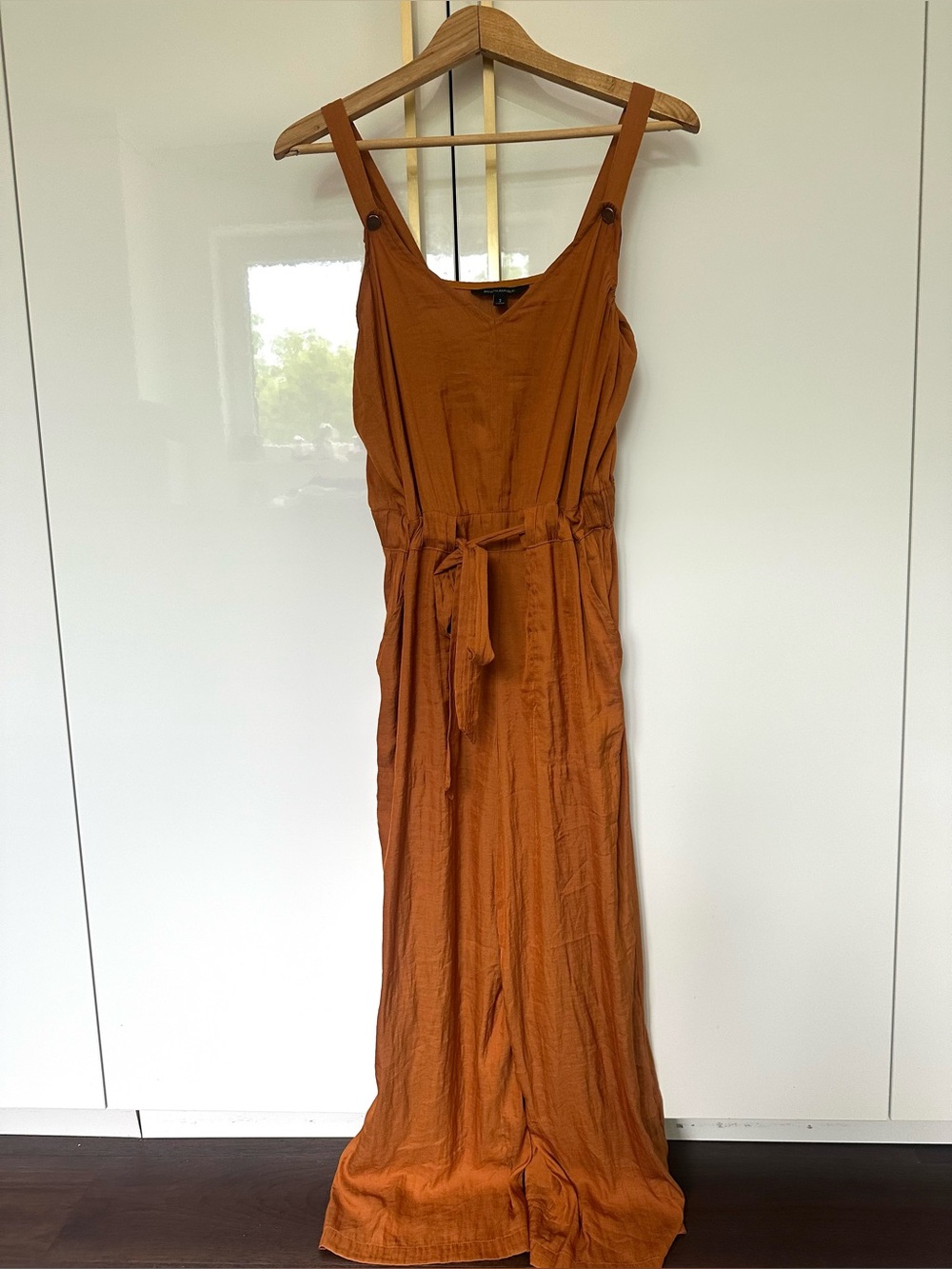 Banana Republic terracotta rust jumpsuit small - Picture 2 of 5